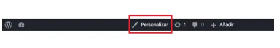 Menú persnalización de WordPress