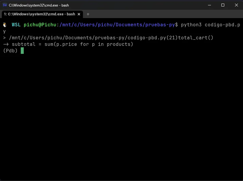 Arrancamos nuestro debugging